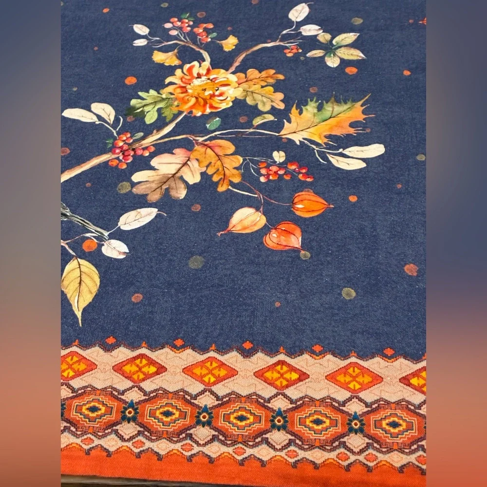 • “Maison d’Hermine floral, Birds 54 x 70 set of 2Tablecloth 100% Cotton”